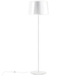 Pedrali Bílá kovová stojací lampa L001ST/BA